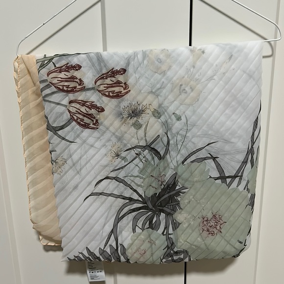 Floral Sheer Scarf - Picture 1 of 3